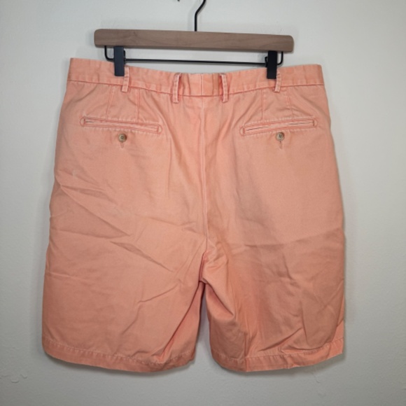 Peter Millar Shorts Men's Size 38 Orange Chino Cotton Preppy Summer - Picture 5 of 5